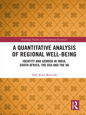 cover image of A Quantitative Analysis of Regional Well-Being